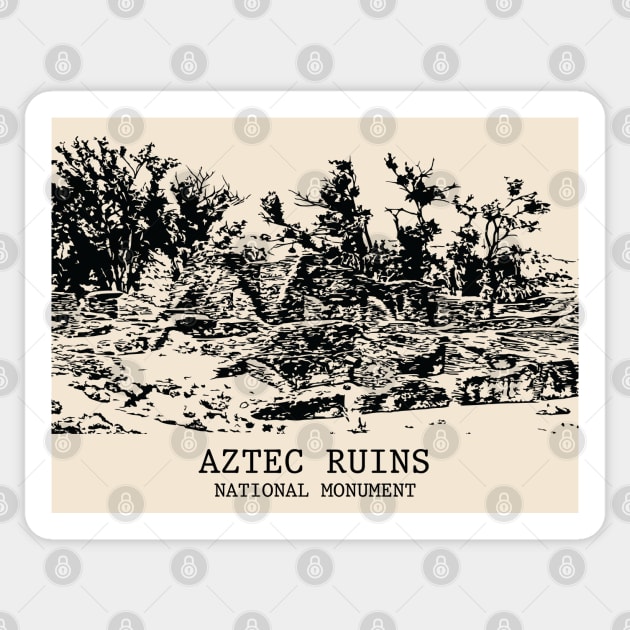 Aztec Ruins National Monument Sticker by Lakeric